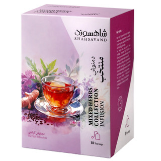 محصول نمونه تستی دمنوش منتخب شاهسوند بسته 18 عددی